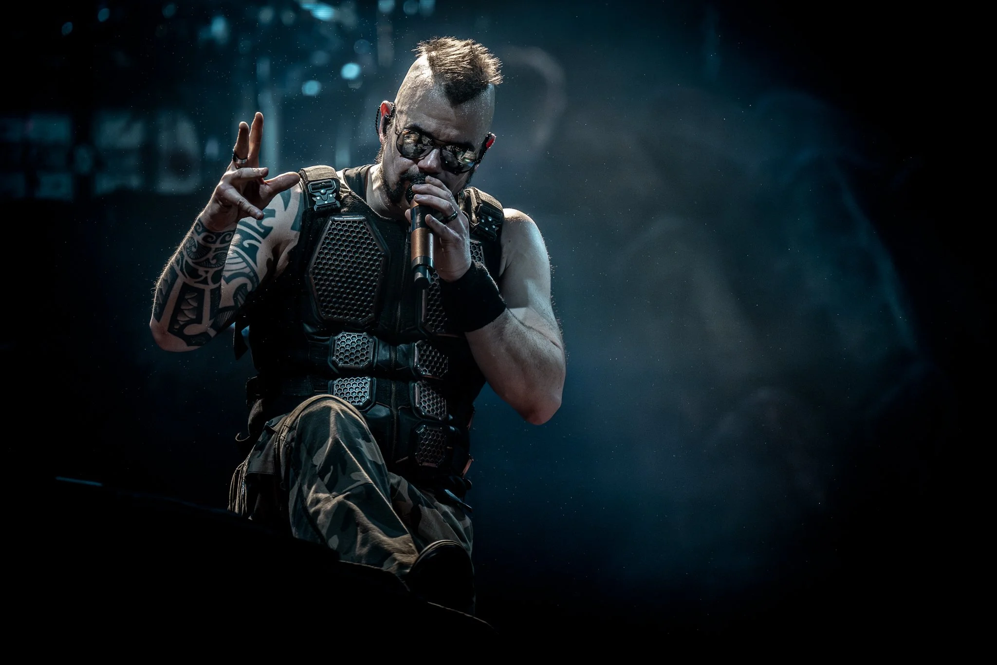 Concert photo of Sabaton